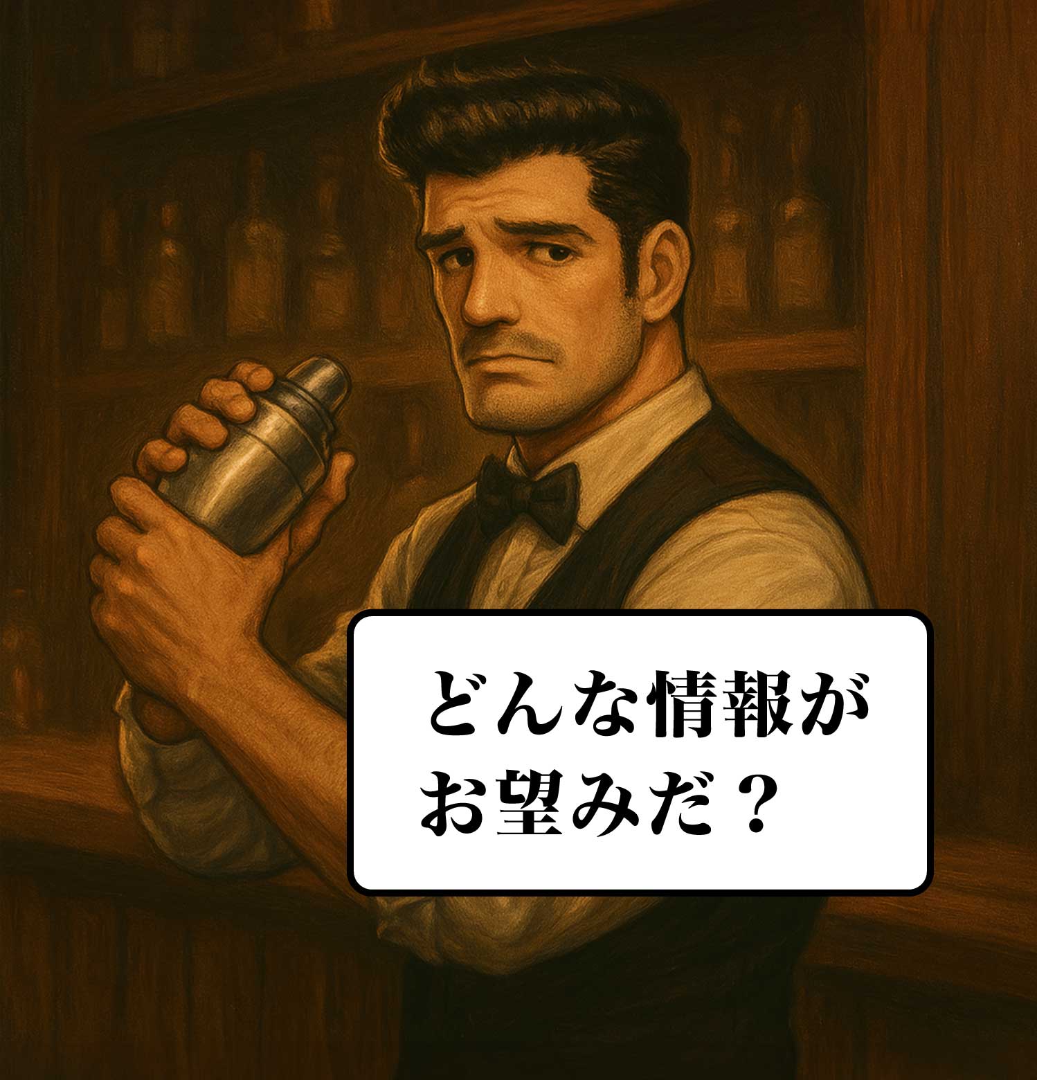 どんな情報をお望みだ？